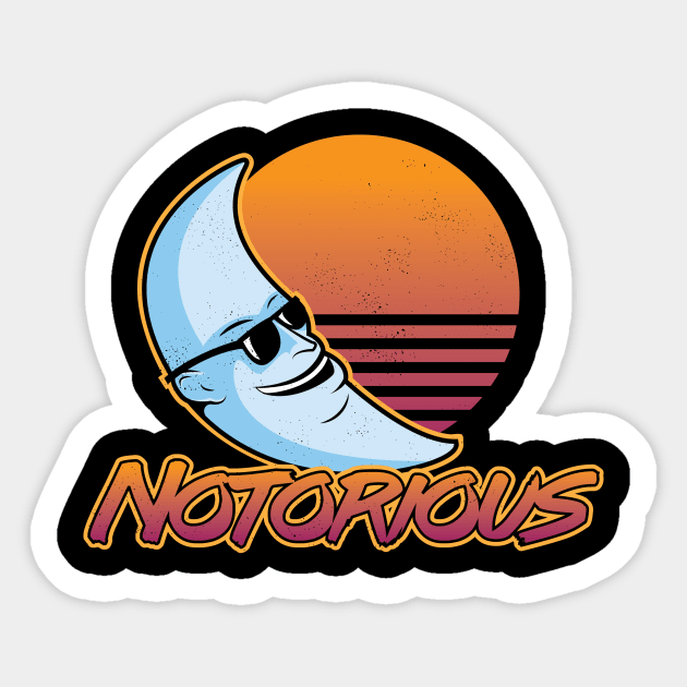 Notorious Moon Man Sticker by UnluckyDevil